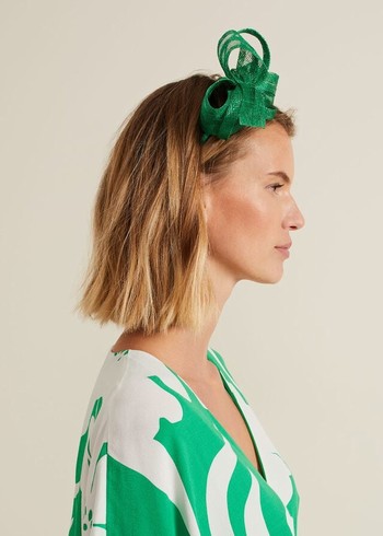 Phase Eight Twist Bow Hats Green Canada | BQHDAX-085